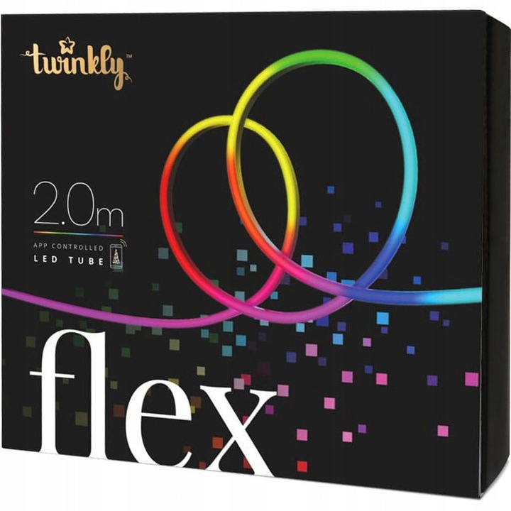 Интелигентна LED лента Twinkly Flex 192 LED многоцветна 2x21x9см