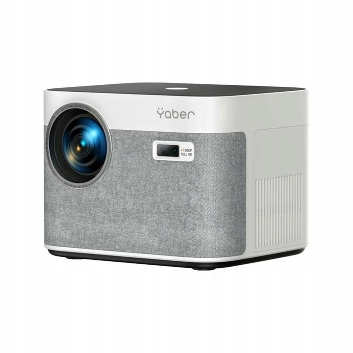 Yaber U11 LCD projektor, 1080p Full HD, Wi-Fi 6 és Bluetooth 5.0, autofókusz és trapézkorrekció, 450 ANSI Lumen, szürke/fehér, 40-150" vetítés