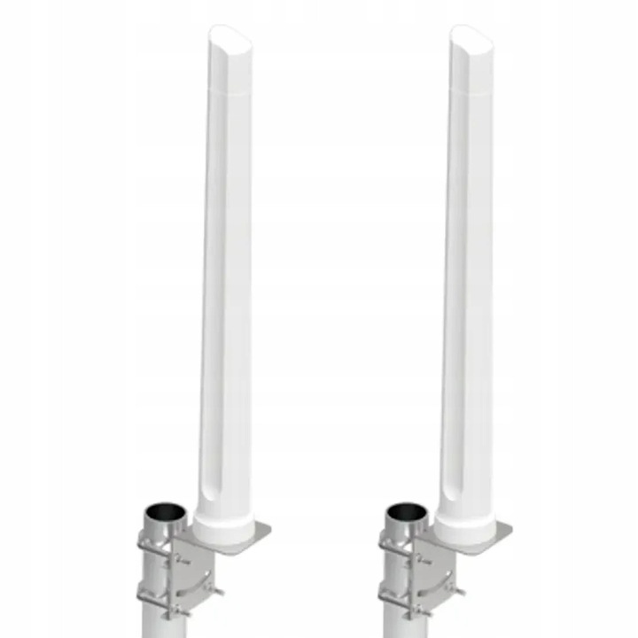 Всепосочна антена Poynting OMNI-293, широколентова 617-3800 MHz, 9 dBi, IP65, N-женски конектор, Бяла, Комплект 2 бр