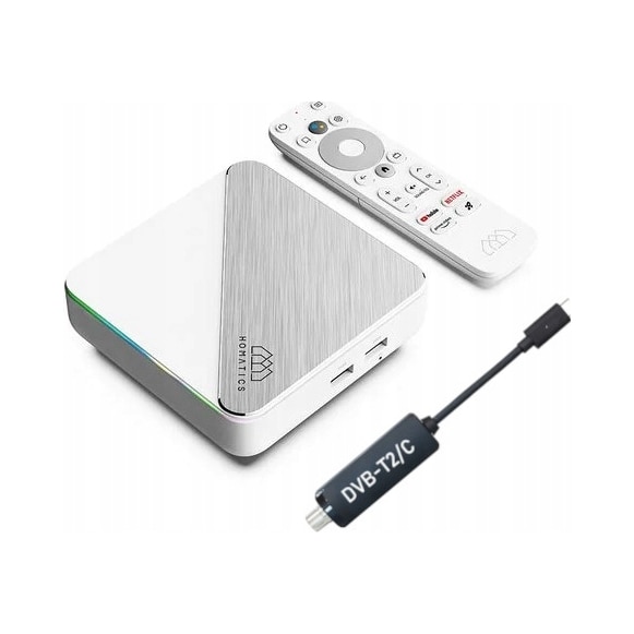 Media Player Google TV Streamer, 4K, Bluetooth, Wi-Fi, Android TV