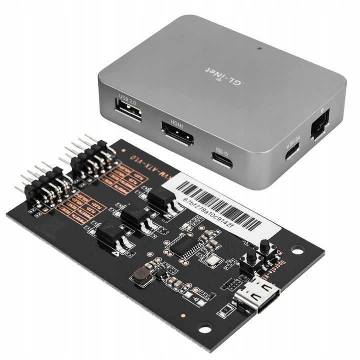 Set control la distanta KVM GL iNet GL-RM1 4K HDMI negru 76x58x22mm