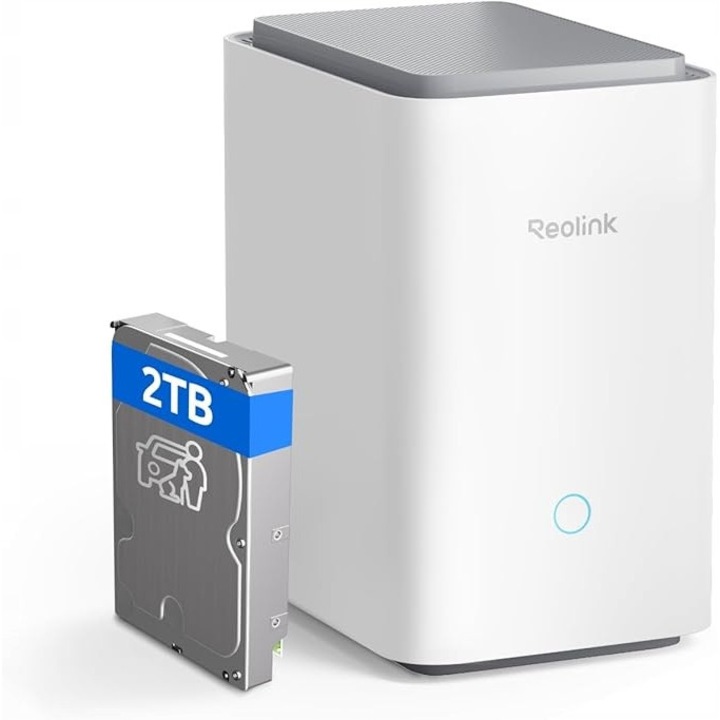 Базова станция Reolink Home Hub Pro, 2TB, Wi-Fi 6, 24 камери, 16MP