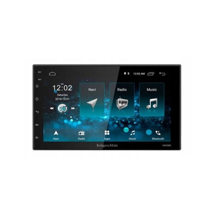 Radio auto Kruger&Matz KM 2006 Android 8.1 Bluetooth GPS 7" 179x105x42mm