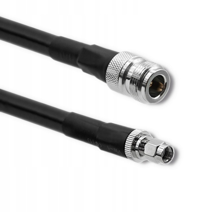 Cablu coaxial Qoltec 3m negru rezistent