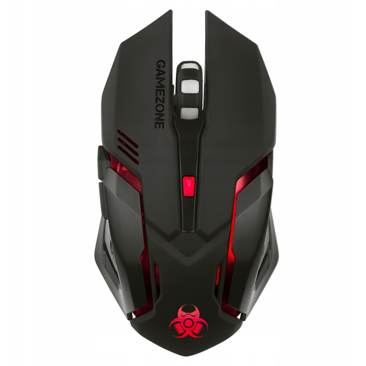 Mouse wireless gaming Tracer Rocky RGB 3200DPI dreptaci negru