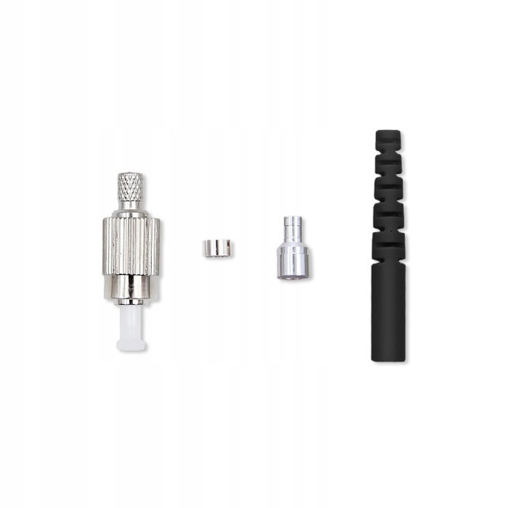 Оптичен конектор Qoltec FC мултимодов 3.0mm комплект 200 бр