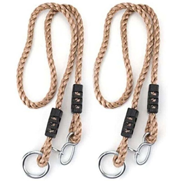 Fából készült gyűrűkészlet gyerekeknek és felnőtteknek, állítható kötelek, nylon, 200kg, többszínű, állítható