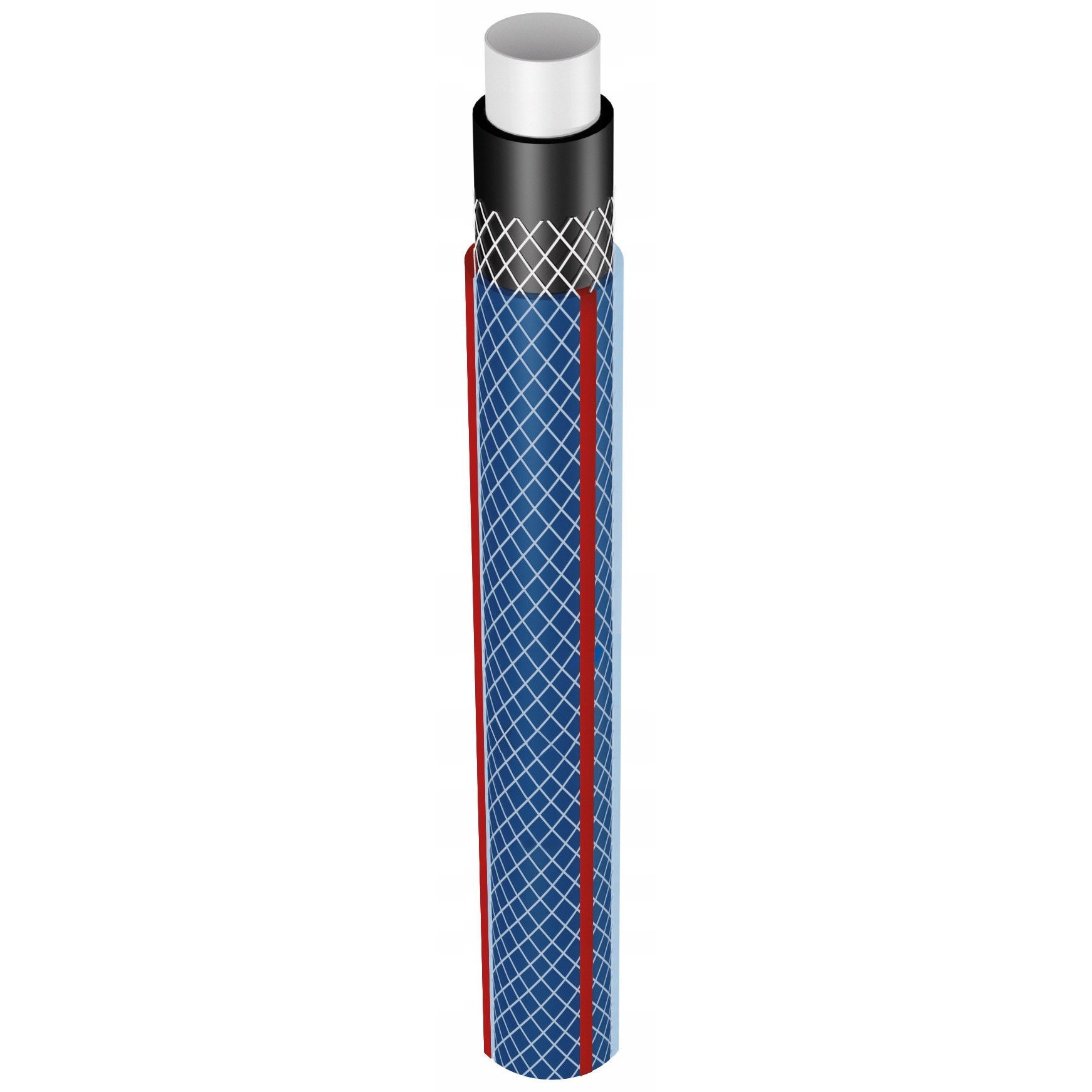 Rezistent Furtun de gradina Vartco Light Blue, 4 straturi, elastic, rezistent UV ...