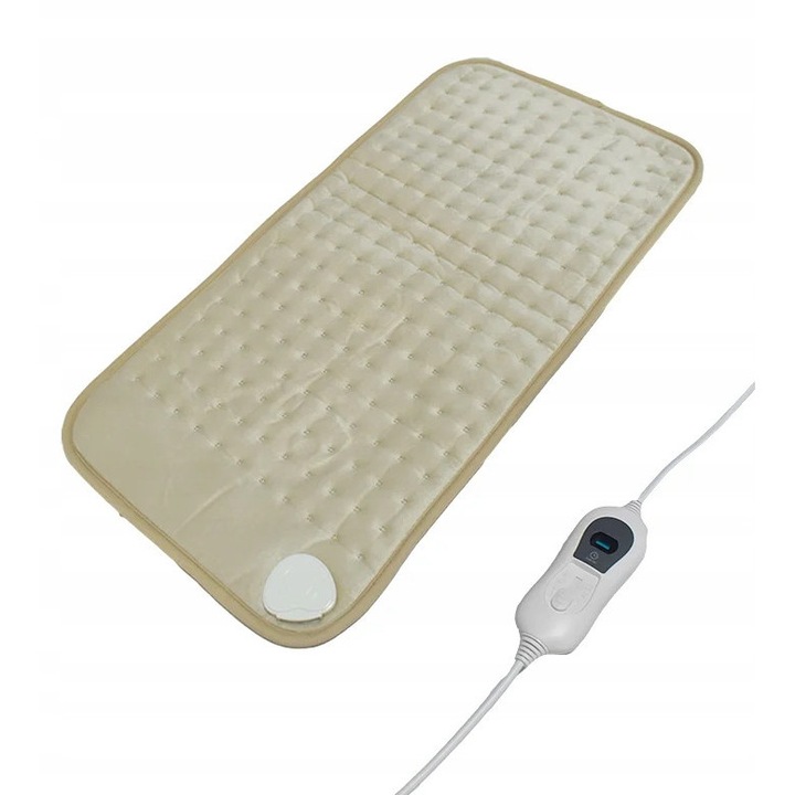 Gordon elektromos melegítőpárna 60x30cm puha időzítő 3 hőmérséklet fokozat