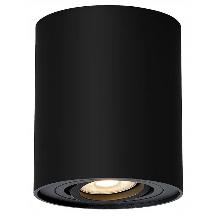 Lampa plafon Rabalux Kobald negru mat 9x10.5cm aluminiu GU10