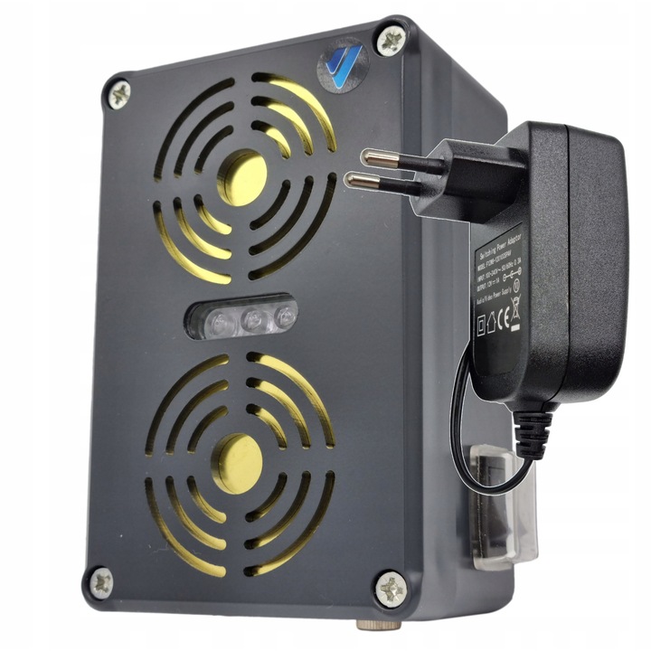 Odstragator ultrasonor Viano Waterstrob, doua difuzoare, stroboscop, IP65, 54.6x78.4x118.2mm
