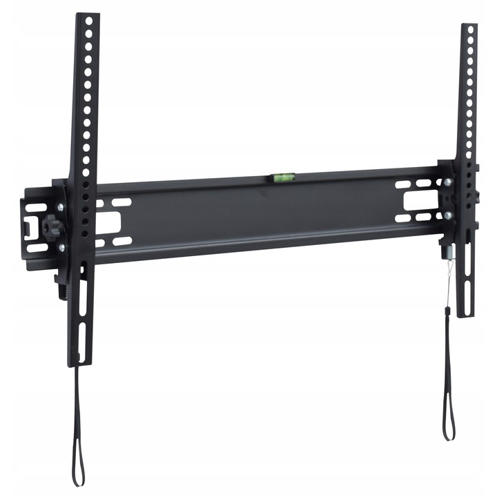 Suport TV HERMANN Red Eagle, montaj pe perete, pentru 32-82 inch, compatibil VESA pana la 800x400, capacitate 45 kg, inclinare ±15°, Negru, 80 mm