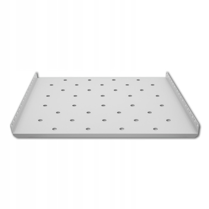 Polita Rack Qoltec 490x433mm metal perforat gri 20kg