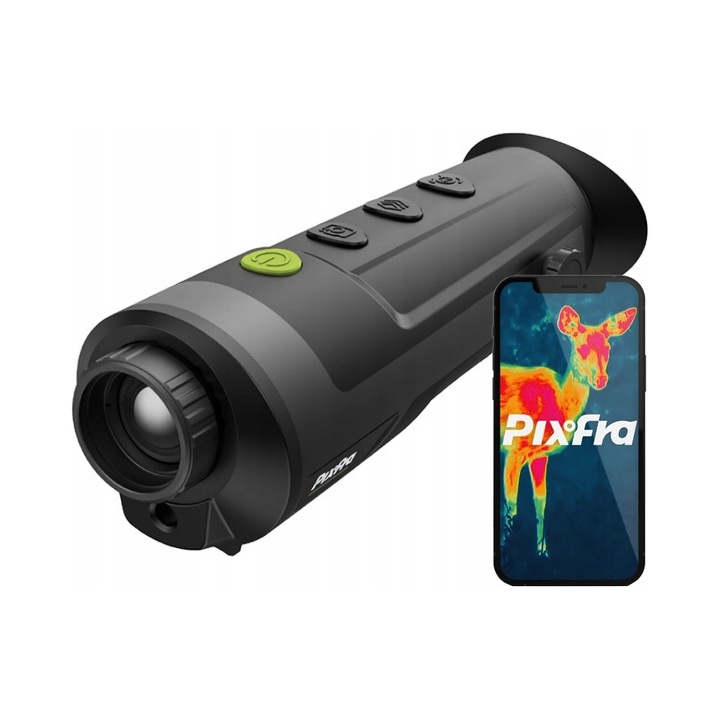 Pixfra Ranger R625 kézi hőkamera, 640x512p, 25mm, 192.5x64.4x68.3mm, fekete