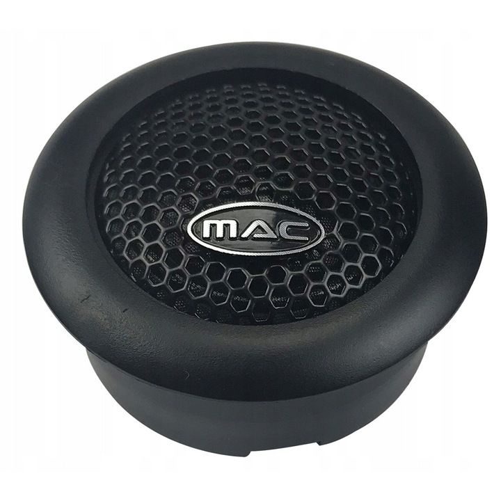 Tweeter autó MAC Audio BLK-T25 selyem dóm, neodímium mágnes, 90 dB érzékenység, 50W/100W, 4 Ω, Klippel technológia, Fekete