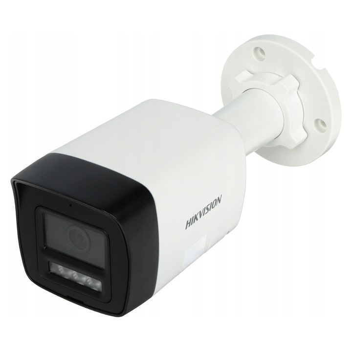 Камера IP Hikvision DS-2CD1083G2-LIUF/SL 2.8 mm, 8 MP 4K UHD, Smart Hybrid Light с IR/LED 30 m, PoE 802.3af, Бяла
