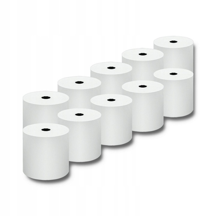 Qoltec hőpapír tekercs 80x70mm 55g/m2 fehér 10 db