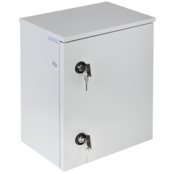 Delta R10-6U/230/H rack szekrény, hermetikus IP65, IK10 mechanikai ellenállás, 6U, 170 mm mélység, RAL7035 szürke