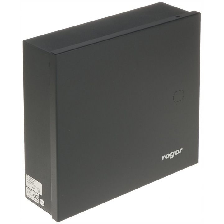 Контролер за достъп Roger MC16-PAC-EX-1-KIT, със захранване, метален корпус, съвместим с RACS 5 v2 EX, за 1 преминаване, черен, 255 x 255 x 86 мм
