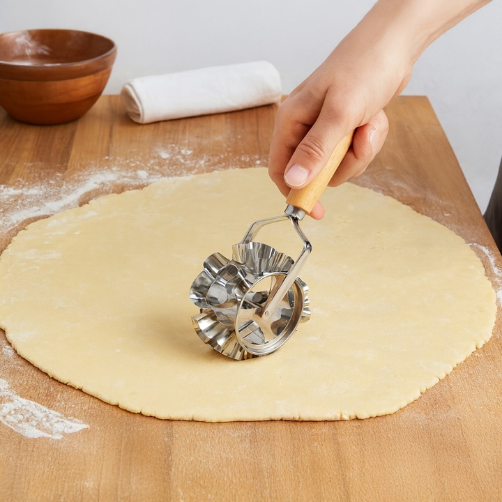 Rola cu Forme pentru Biscuiti 6 Modele de Craciun