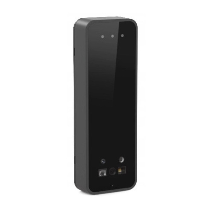 Четец за безконтактен достъп Roger MCT84M-BK-QB, черен, 12V, IP65, 7см x 10м