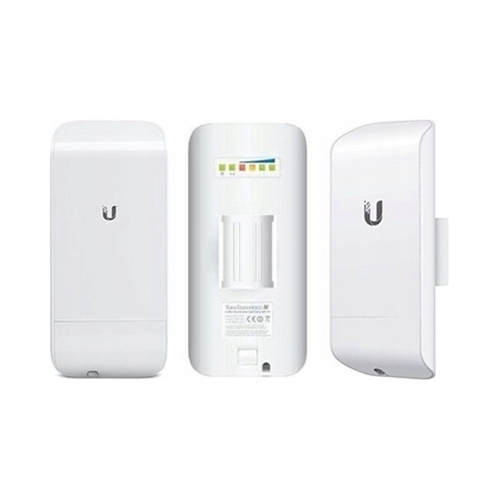 Punct acces Ubiquiti NanoStation LOCO-M5, 13dBi, 163x31x80mm, alb