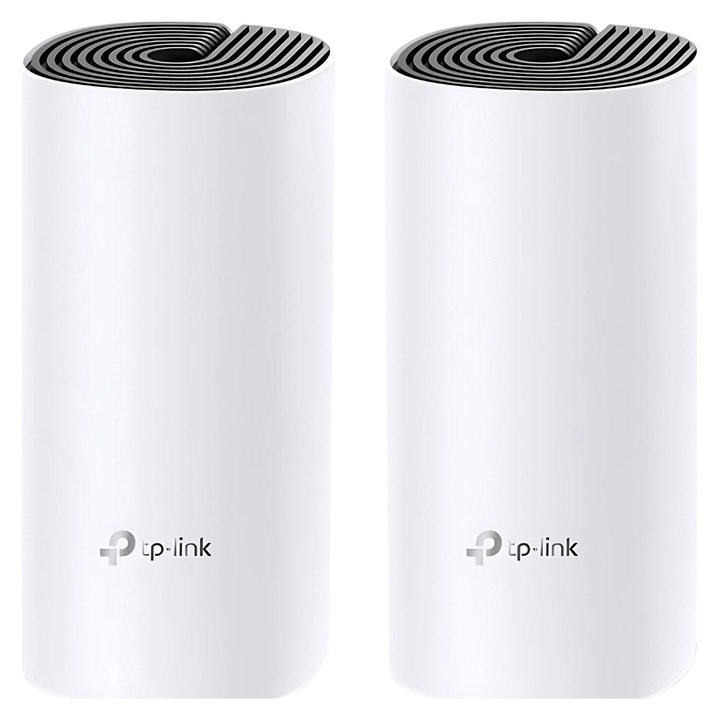 TP-Link Deco M4 Mesh Wi-Fi rendszer, 2 egység, 1167Mb/s, fehér, 90x190mm