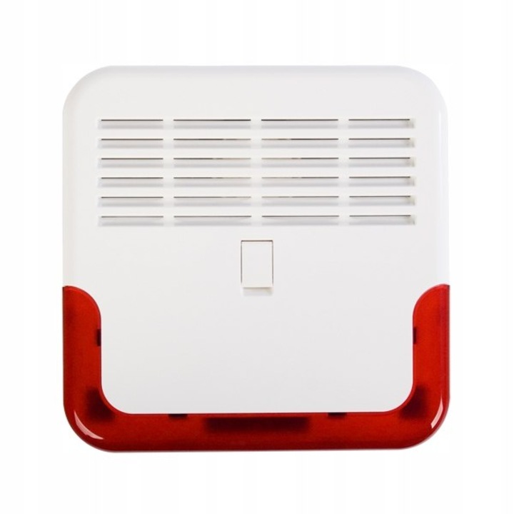 Semnalizator exterior Satel SD-6000-R rosu 230x230x65mm 12V DC