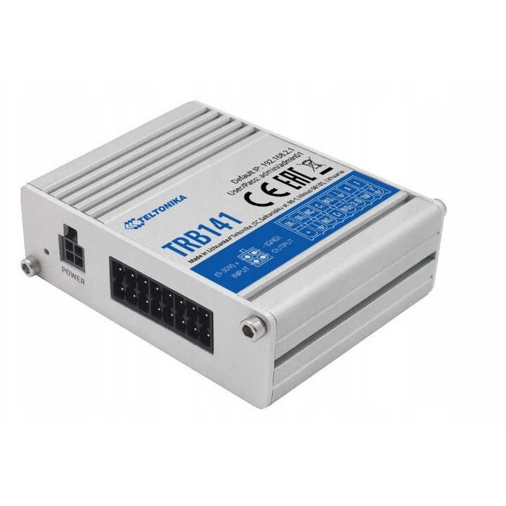 Teltonika TRB141 kompakt LTE 4G vezeték nélküli router, többszínű, 6x7x1.8cm