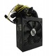 Alimentator ATX Qoltec Bitcoin Miner, 1600W, 80 PLUS Gold, semi-modular, ventilator 14 cm, PFC activ, protectii SCP/OCP/OVP/UVP/OPP, Negru, 160 x 150 x 85 mm, 1 buc