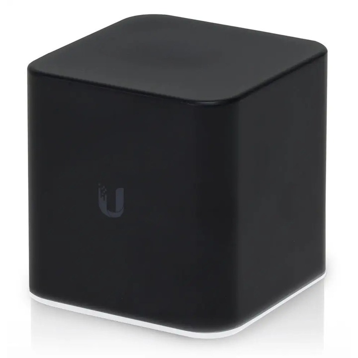 Ubiquiti AirCube ACB-ISP Wi-Fi hozzáférési pont / router, 2.4 GHz 300 Mbps, MIMO, 4x RJ45 10/100 Mb/s, PoE 24V, fekete