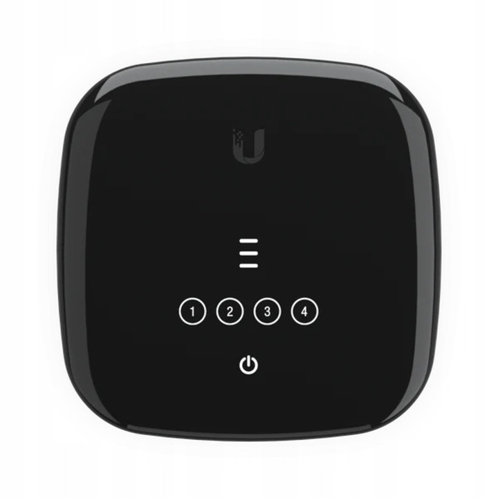 Router GPON Ubiquiti UF-WIFI-6 UFiber Wi-Fi 6, kétsávos 2.4/5 GHz 300 Mbps + 1200 Mbps, 4x GbE LAN, 1x GPON WAN, PoE 24V, fehér/fekete