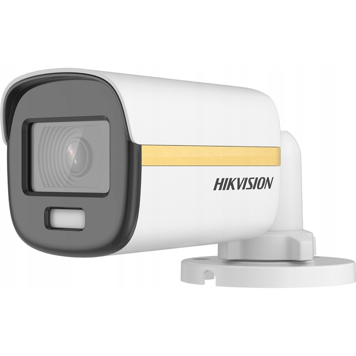 Камера HD-TVI Hikvision DS-2CE10KF3T-LE (2.8 mm), 5 Mpx, Smart Hybrid Light/ColorVu, IP67, Бяла