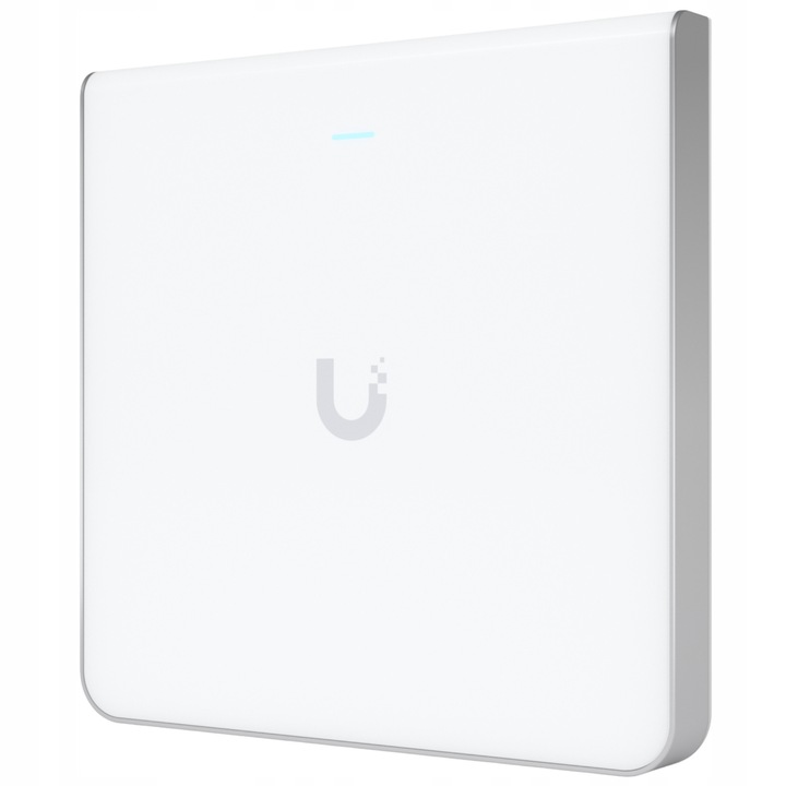 Punct de acces Ubiquiti UniFi UQ-U6-ENTERPRISE-IW, Wi-Fi 6E, tri-band 2.4/5/6 GHz, alb, 1 buc