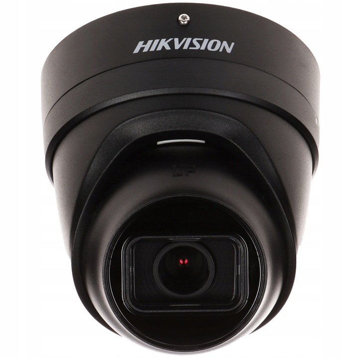 Антивандална IP камера Hikvision DS-2CD2H46G2-IZS, AcuSense, 4 Mpx, Моторизиран обектив 2.8-12 мм, Черна
