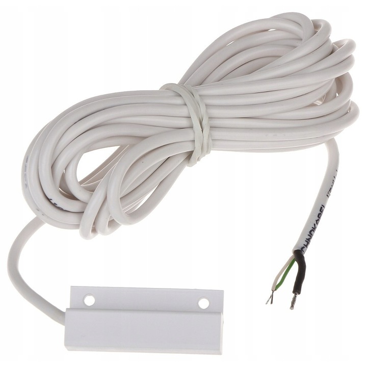 Satel DS-T1 hőmérsékletérzékelő, digitális, 1-Wire interfész, -35°C és +60°C közötti mérés, felületi szerelés, 3 m kábel, fehér