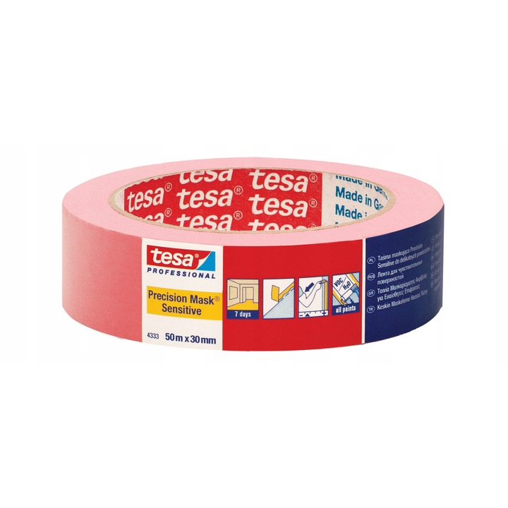 Tesa Precision ragasztószalag 50x3cm érzékeny felületekhez