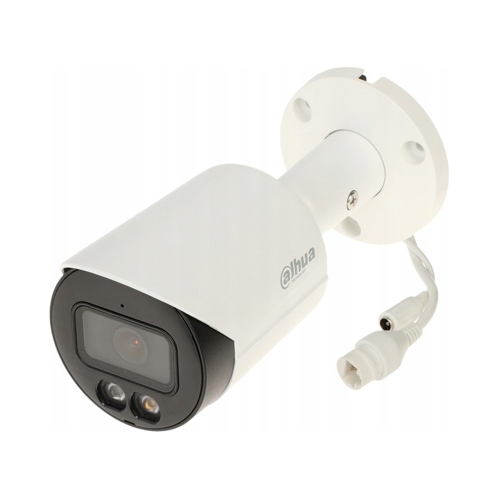 IP камера за наблюдение Dahua 5MP, двойна светлина, черно-бяла, 162x70x70mm