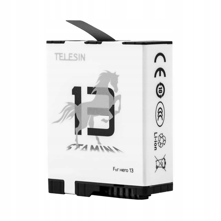 Акумулатор / батерия TELESIN Stamina S0-BTR-09-TGP, Li-ion 1950mAh, съвместим с GoPro HERO 13