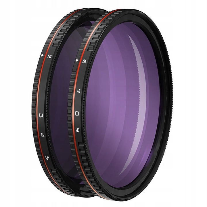 Set 2 filtre VND FREEWELL All Day, variabile ND4-ND32 si ND64-ND512, 72mm, negru