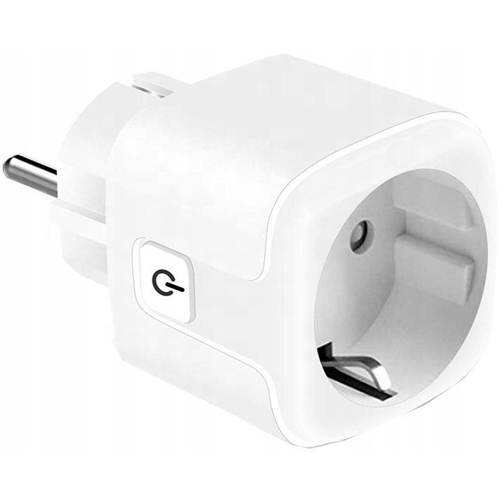 ZigBee Tuya Smart контакт, безжично управление, бял, 45x45x83mm