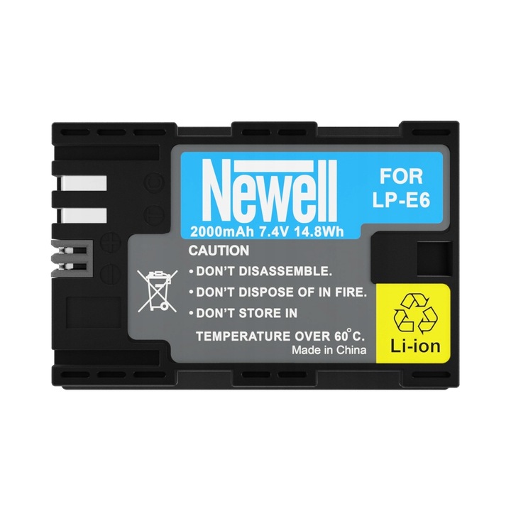 Acumulator Newell LP-E6 litium-ion 7.4V 2000mAh pentru Canon