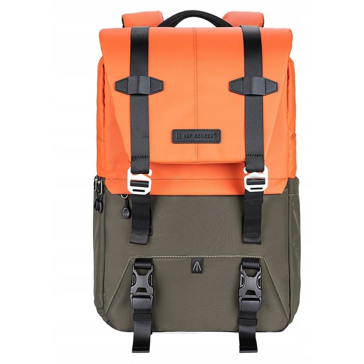 Фото раница K&F Concept 20L оранжева, водоустойчива 44x18x30cm