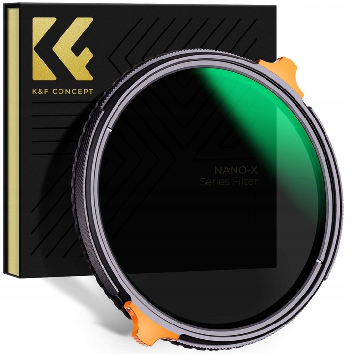 Filtru CPL si ND reglabil K&F Concept Nano-X 82mm 2-6 opriri