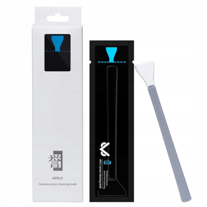 VSGO APS-C 16 mm szenzortisztító spatulák, rugalmas hegy, egyszer használatos, vákuumcsomagolt, fehér/szürke, 12 db
