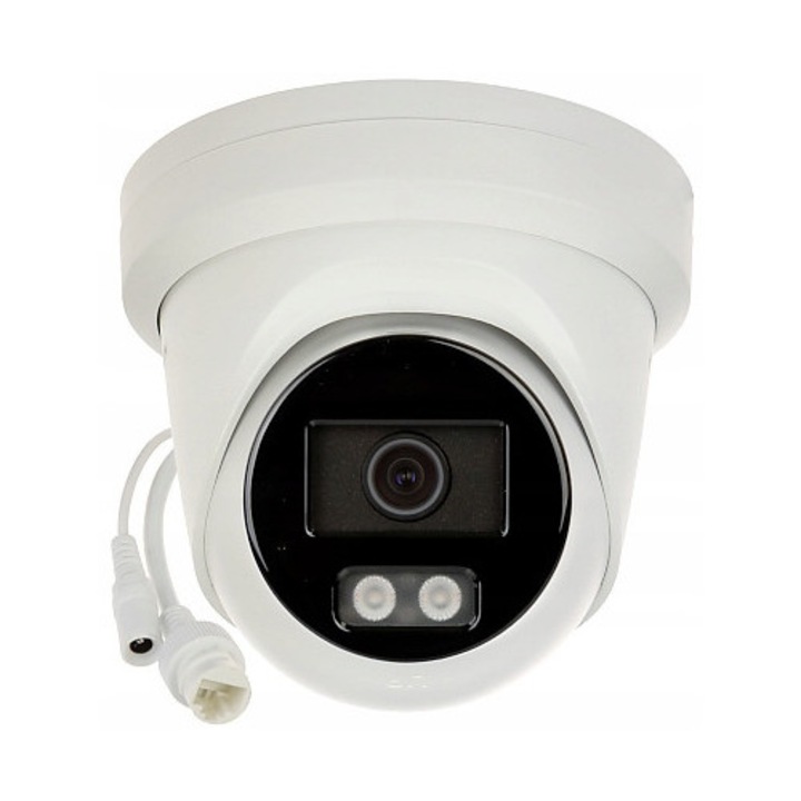 Камера IP Hikvision DS-2CD2387G2H-LIU ColorVu 8.3MP 4K UHD 2.8mm Бяла 17x17x16cm