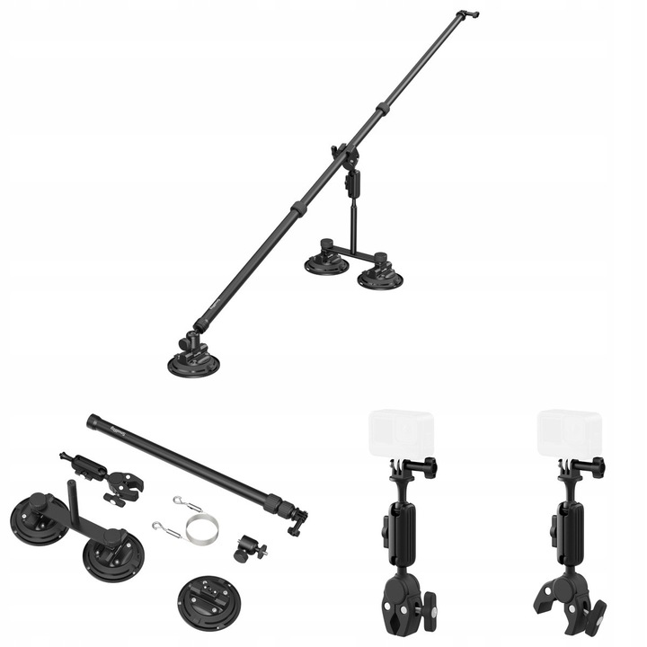 Комплект стойки с вендузи SmallRig 5843 за камери GoPro DJI Insta360