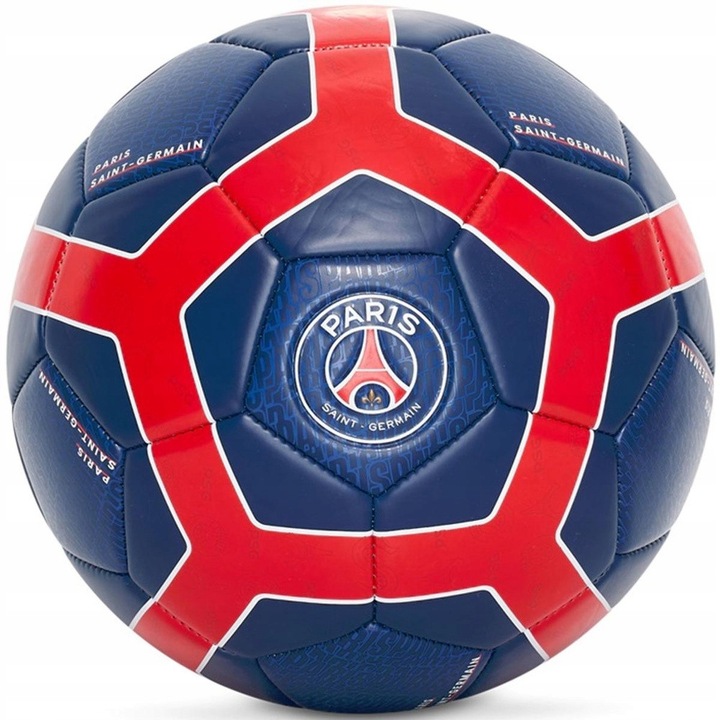 Minge fotbal Paris Saint-Germain PSG, méret 5, kék-piros, PVC, 22x22x22cm