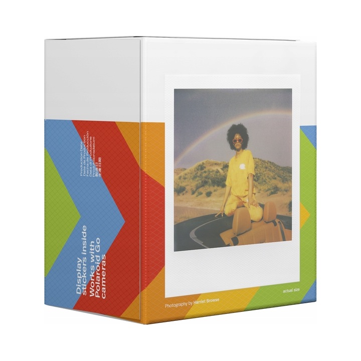 Set 2 x film Polaroid GO, 48 fotografii, rame albe, 66.6x53.9mm