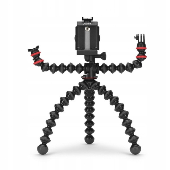 Гъвкав статив Joby GorillaPod Mobile Rig, държач за смартфон, черен, 12x8x33см